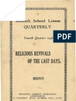 Religious Revivals of The Last Days.: Quarterly