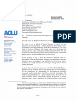 ACLU Letter
