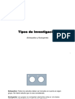 Tipos de Investigacion