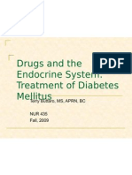 Drugs and The Endocrine System: Treatment of Diabetes Mellitus
