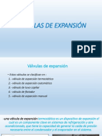 Valvulas de Expansión