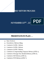 PPT on Return Process