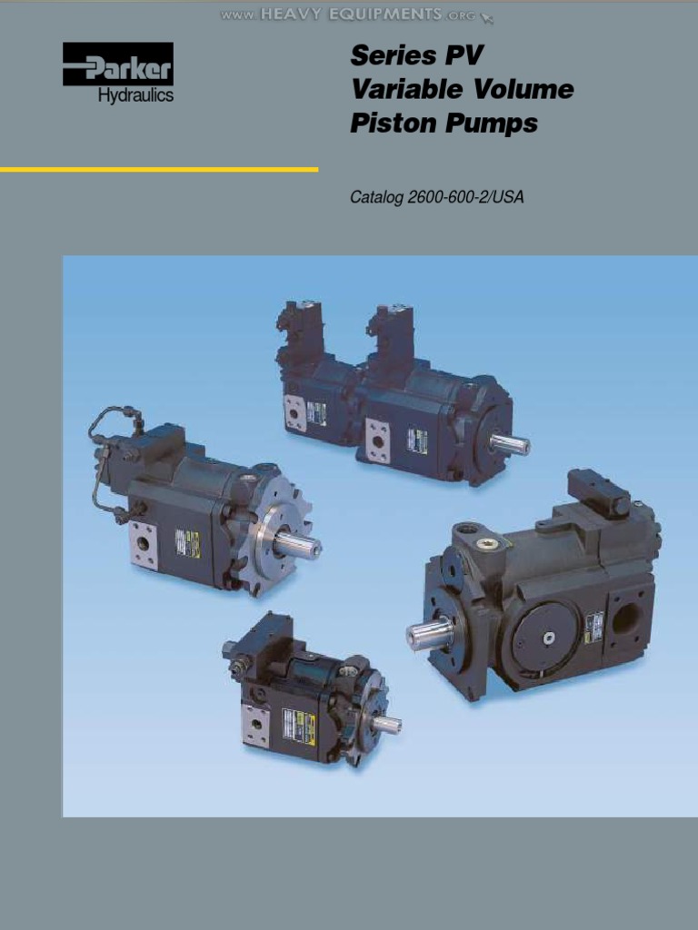 Parker Hydraulics Pump PDF PDF Pump Horsepower