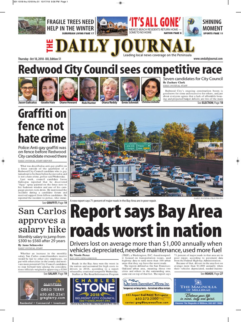 San Mateo Daily Journal 10-18-18 Edition | PDF | Mega Millions