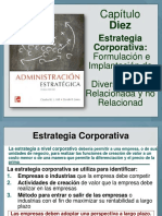 Estrategia Corporativa: Formulación e Implantación de Una Diversificación Relacionada y No Relacionado