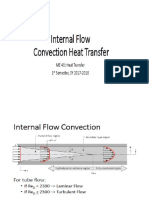 Heat Convection Lecture 2 (Internal Flow)