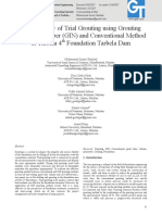 A Case Study of Trial Grouting Using Grouting Intensity Number (GIN) and Conventional Method at Tarbela 4 TH Foundation Tarbela Dam