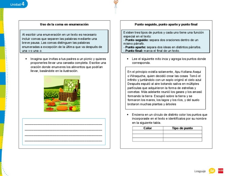 Ejercicios de Puntos en Textos Cortos | PDF