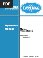 Transmisión marina twin disc
