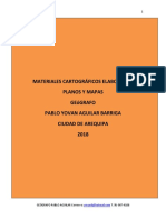 Trabajos Cartograficos Elaborados Por Geógrafo Aguilar, P.