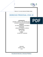 El Proceso Cautelar en El Código Procesal Civil Peruano