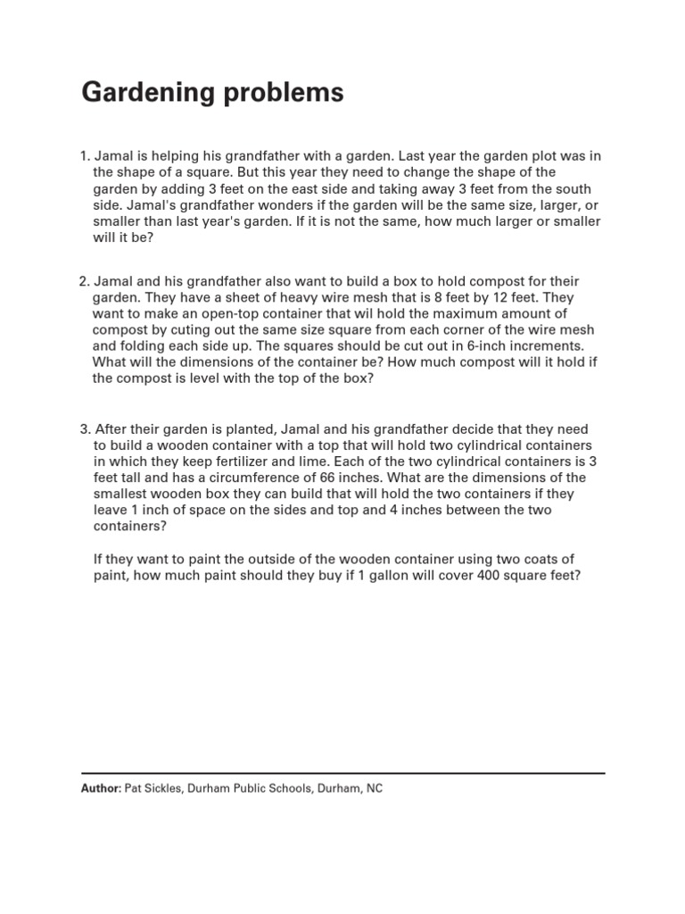 Gardening | PDF