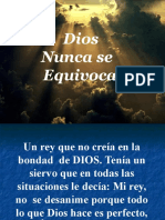 Dios Nunca Se Equivoca