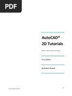 2D AutoCAD Tutorials