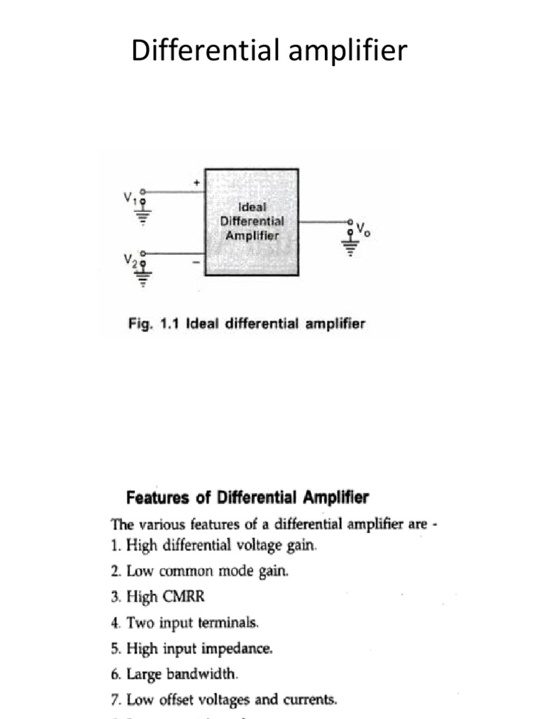 Differential amplifier
