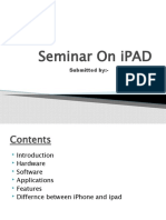 Seminar On Ipad