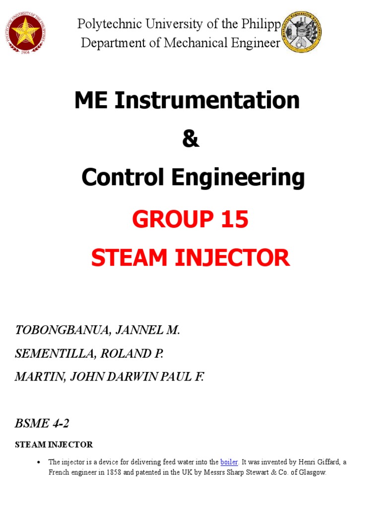 Steam Injector Boiler Liquids