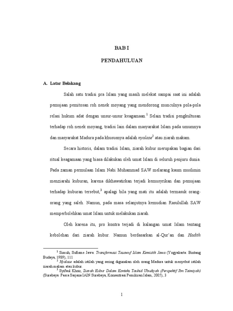 Bab I Pendahuluan A Latar Belakang
