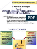 Criterios generales y medidas básicas de protección radiológica