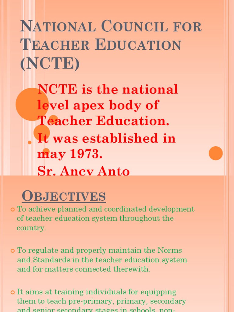 WHAT IS NATIONAL COUNCIL OF EDUCATION visual data 5