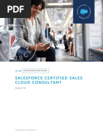 Salesforce Certified Sales Cloud Consultant: Certification Exam Guide