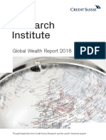 Informe de Riqueza Mundial 2018 de Credit Suisse