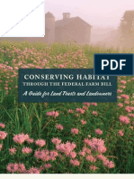 Conserving Habitat Through The Federal Farm Bill