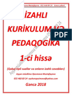 Izahli Kurikulum Ve Pedaqogika 1ci Hisse Ayshen Muellime Qasimova Gence Seheri