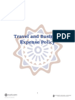 Travel and Business Expense Policy