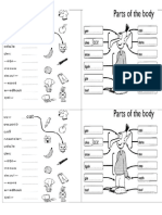 Fisa Primar,Parts of the Body Si Match,1 Pag