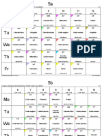 Timetable For Each Class13oct2018