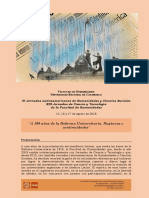 Jornadas de Humanidades 2018 - 1a Circular