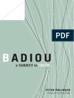 Peter Hallward - Badiou_ A Subject To Truth (2003, Univ Of Minnesota Press).pdf