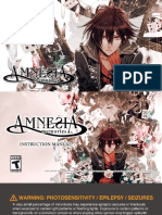 Manual Amnesia Memories PS VITA