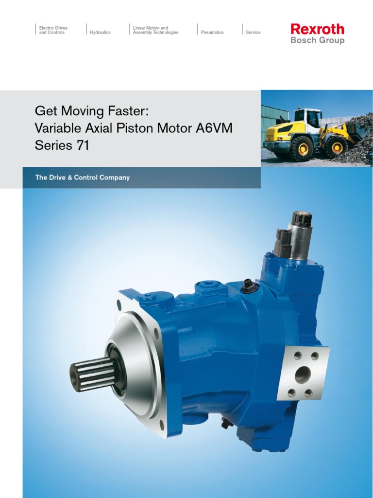 Motor Rexrot Engines Efficient Energy Use