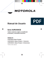 Manual Teléfono AURI3500CE-es PDF