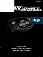 Gameboy Advance Booket Instruction Manual