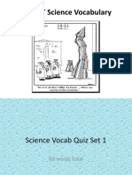 FCAT Science Vocabulary SET 1