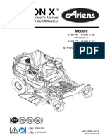 Ariens Ikon X Lawn Tractor Owner's Manual