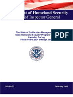 DHS - OIG - 09-33 - California EMA Program Audit - 02-2009