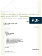 Questionário PLD/FT sobre aspectos gerais