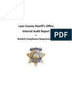 LCSO Internal Audit Report Brothels