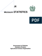 Pakistan 2008 Mouza Statistics: Government of Pakistan Statistics Division Agricultural Census Organization