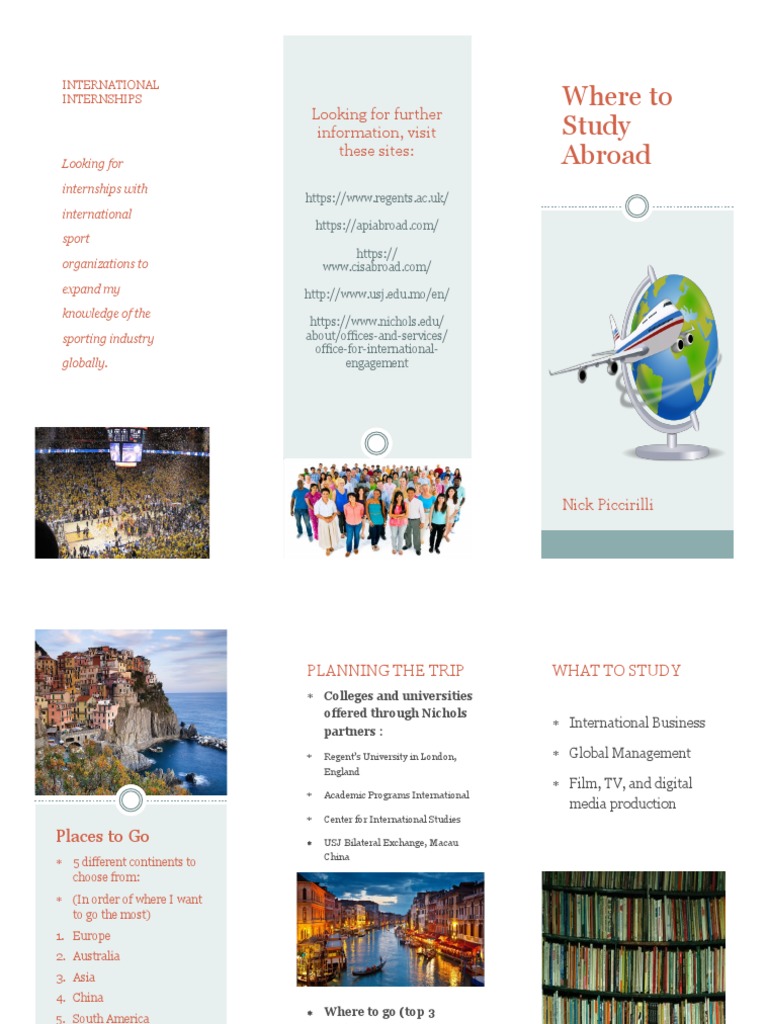 Study Abroad Pdf
