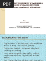 Download IMPROVING THE STUDENTS SPEAKING SKILL THROUGH STORY JOKE TECHNIQUE by dwi SN39114137 doc pdf