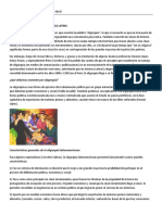 La oligarquía en el Perú y América Latina