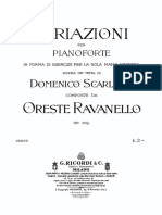 Oreste Ravanello - Variazioni