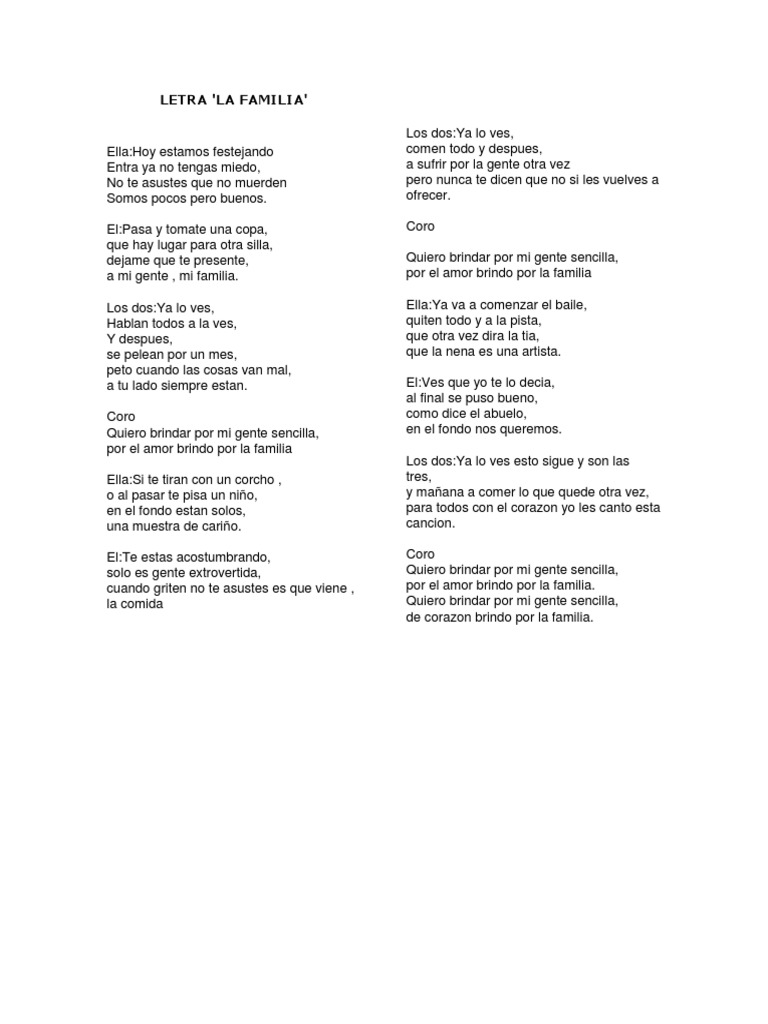 LETRA Familia | PDF