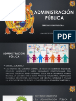 Derecho Constitucional - Administración Pública