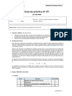 LAB N° 7 - LEY DE OHM